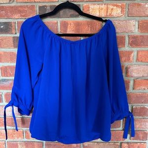 J Crew Blue Top